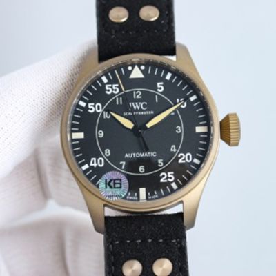 IWC Big Pilot's  2824 Movement 43mm Bronze Swiss Replica Watch